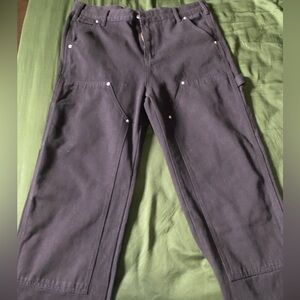 Black double knee jeans